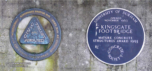 Ove Arup, Kingsgate Footbridge, Durham, England, UK
