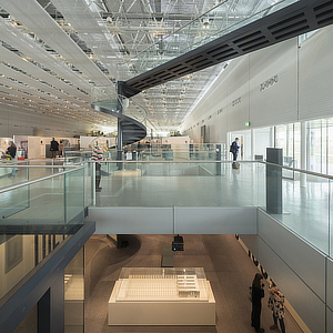 Norman Foster, Foster + Partners, Sainsbury Centre for the Visual Arts, Lanning Roper, Norwich, Norfolk, England