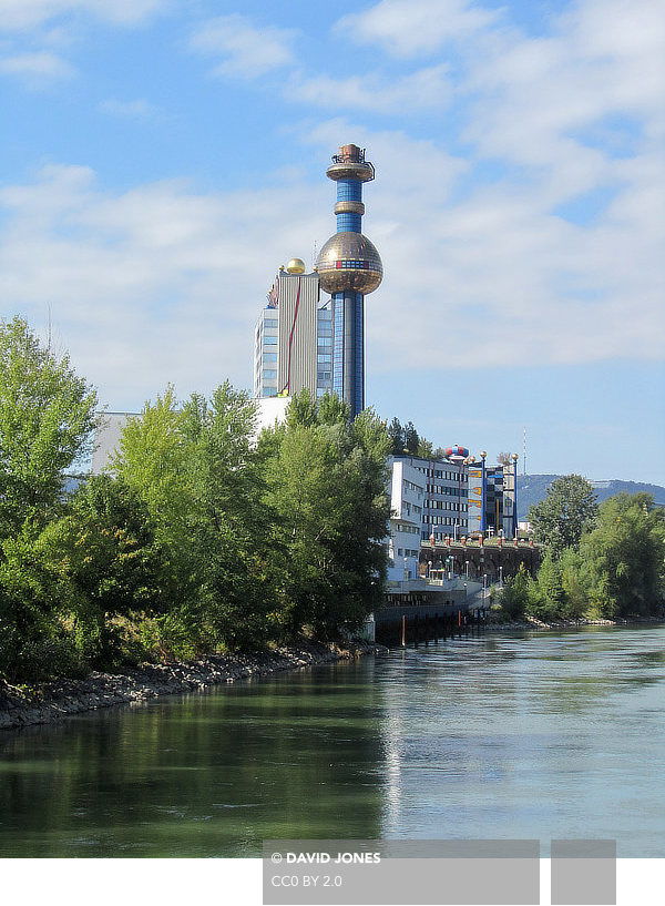 Friedensreich Hundertwasser, Fernwärme Wien, Spittelau, Vienna, Austria