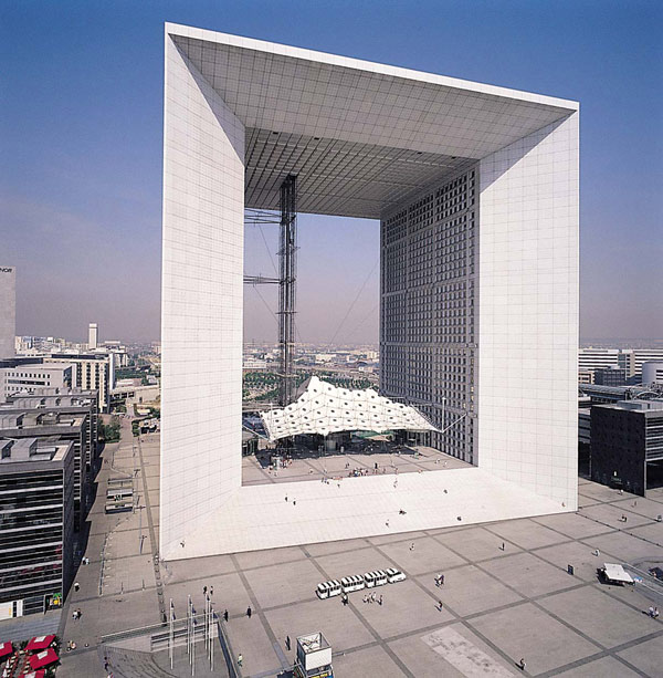 La Grande Arche, Johan Otto von Spreckelsen, La Défense, Nanterre, Paris, France, Paul Andreu
