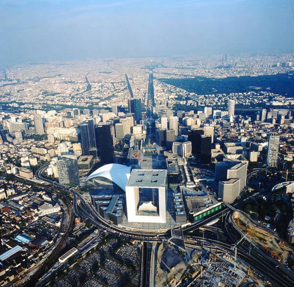 La Grande Arche, Johan Otto von Spreckelsen, La Défense, Nanterre, Paris, France, Paul Andreu