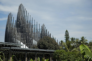 Centre culturel Tjibaou, Nouméa, Magenta Bay, Renzo Piano, RPBW, New Caledonia, Nouvelle Calédonie