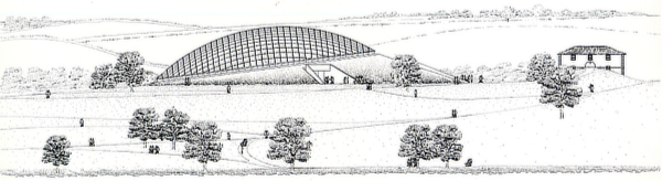 Norman Foster, Foster + Partners, National Botanic Garden of Wales, Llanarthne, Carmarthenshire, Middleton Botanical Gardens, Gardd Fotaneg Genedlaethol Cymru