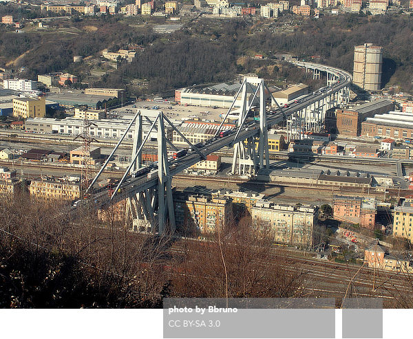 Riccardo Morandi, Viadotto Polcevera, Genova, Italy, Genoa