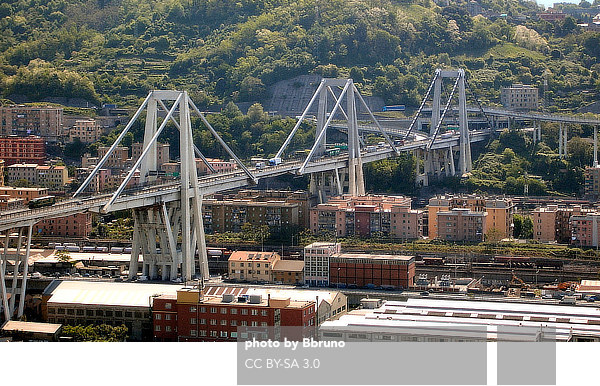 Riccardo Morandi, Viadotto Polcevera, Genova, Italy, Genoa