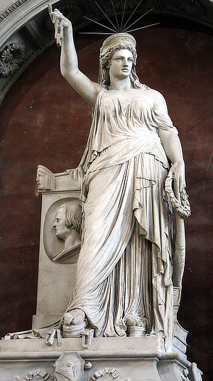 Pio Fedi, Libertà della Poesia, Santa Croce , Firenze, Statue of Liberty, Giovanni Battista Niccolini, Frédéric-Auguste Bartholdi