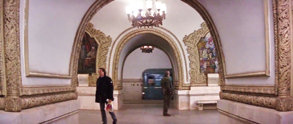 The Russia House, Michelle Pfeiffer, Sean Connery, Fred Schepisi, Moskovskoe metro, Kievskaja Station, Moscow