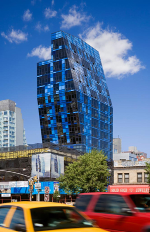 Bernard Tschumi Blue Tower New York