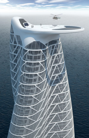 Asymptote Strata Tower Abu Dhabi