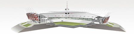 gmp von Gerkan Marg und Partner Warsaw National Stadium Poland