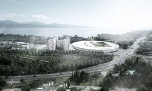 gmp von Gerkan Marg und Partner Sports Complex Lausanne