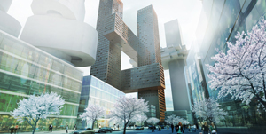 BIG Bjarke Ingels Cross Towers Seoul