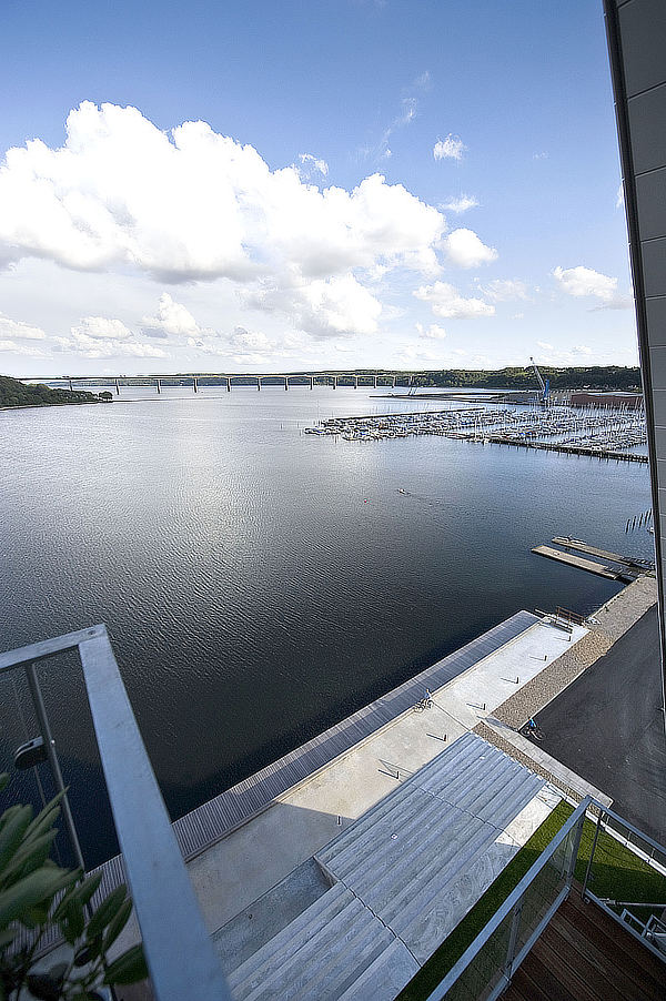 Henning Larsen, Wave, Bølgen, Vejle, Danmark, Residential buildings, Multiple dwelling