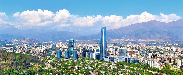 Pelli Clarke Pelli, Alemparte Barreda Wedeles Besançon, Gran Torre Santiago, Torre Costanera, Providencia, Santiago, Chile