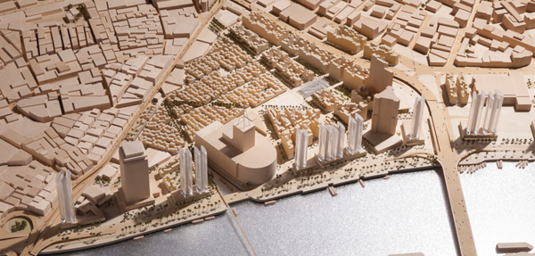 Foster + Partners, Maspero Triangle District, Cairo, Egypt