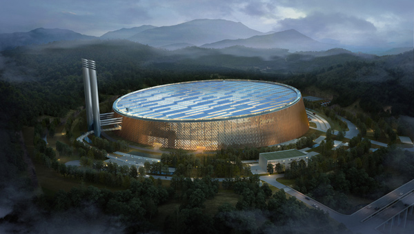 Schmidt Hammer Lassen Architects, Gottlieb Paludan Architects, Waste-to-Energy Plant, Shenzhen, China
