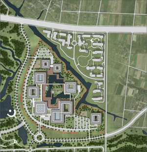 YaDa International Health Ecological Park, Wuzhen, China, gmp, von Gerkan Marg und Partner