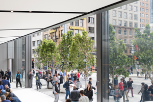 Norman Foster, Foster + Partners, Jonathan Ive, Apple, Angela Ahrendts, Union Square, San Francisco