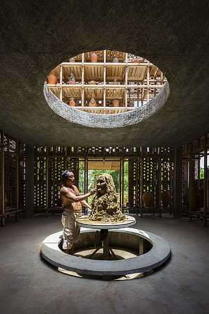 Tropical Space, Terra Cotta Studio, Le Duc Ha, Dien Phuong, Dien Ban, Quang Nam Province, Vietnam