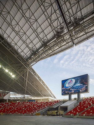 Arup Associates, Singapore National Stadium, AECOM, DP Architects