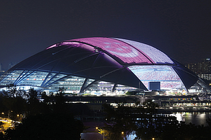 Arup Associates, Singapore National Stadium, AECOM, DP Architects