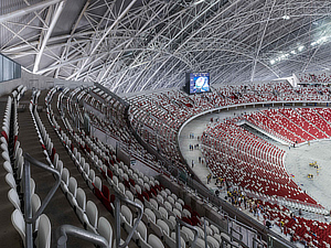 Arup Associates, Singapore National Stadium, AECOM, DP Architects