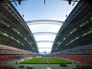 Arup Associates, Singapore National Stadium, AECOM, DP Architects