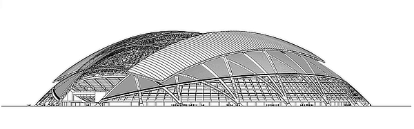 Arup Associates, Singapore National Stadium, AECOM, DP Architects