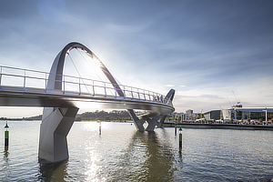 Arup Associates, Elizabeth Quay Bridge, Perth, Western Australia