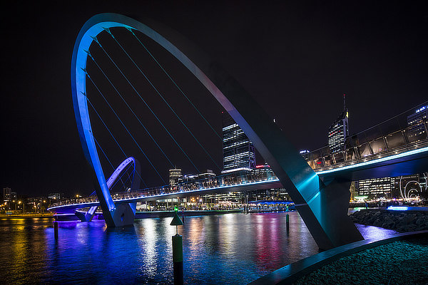 Arup Associates, Elizabeth Quay Bridge, Perth, Western Australia