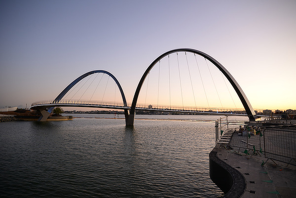 Arup Associates, Elizabeth Quay Bridge, Perth, Western Australia