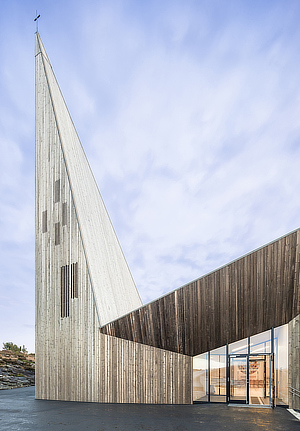 RRA Reiulf Ramstad Arkitekter, Knarvik kyrkje, Knarvik Community Church, Lindås, Hordaland, Norway