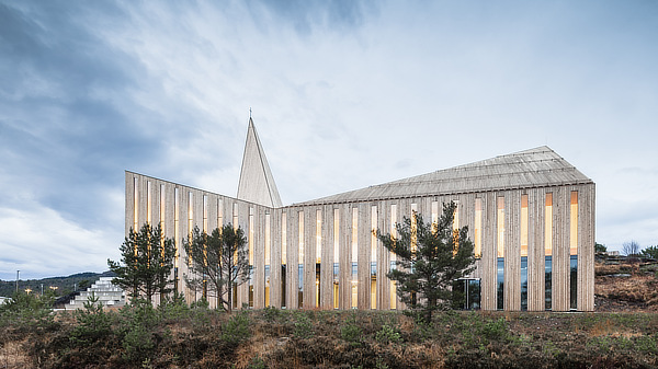 RRA Reiulf Ramstad Arkitekter, Knarvik kyrkje, Knarvik Community Church, Lindås, Hordaland, Norway