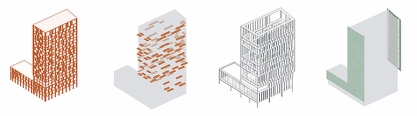 C.F. Møller, Brut Architecture and Urban Design, ABT België NV, Vertical Village, Antwerpen, Flanders, Belgium