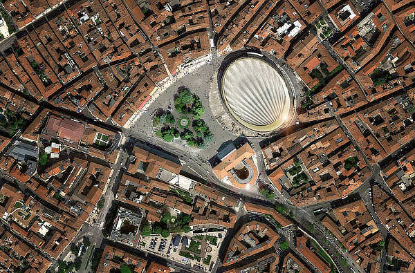 gmp von Gerkan Marg und Partner, sbp schlaich bergermann partner, Arena di Verona, roof, Veneto, Italy