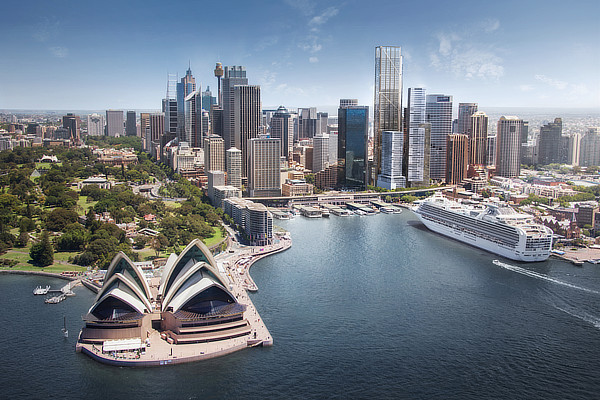 Foster + Partners, Circular Quay Tower, Sydney, Australia, Norman Foster, Gerard Evenden