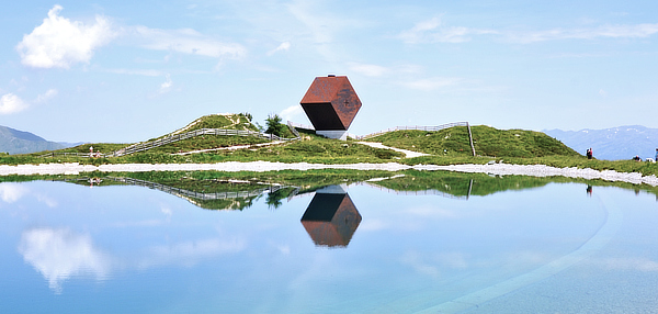 Mario Botta, Granatkapelle, Cappella Granato, Garnet Chapel, Penkenjoch, Finkenberg, Austria