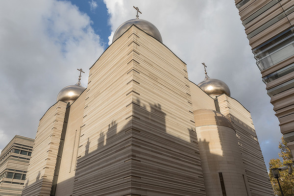 Jean-Michel Wilmotte, Wilmotte & Associés, Russian Orthodox Spiritual and Cultural Center, Paris, France, Louis Benech, Ceba