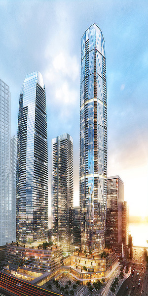 Hariri Pontarini Architects, Pinnacle One Yonge, Toronto, Ontario, Canada, David Pontarini