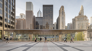 Foster + Partners, Apple Store Michigan Avenue, Chicago, Illinois, Stefan Behling, Jonathan Ive, Angela Ahrendts