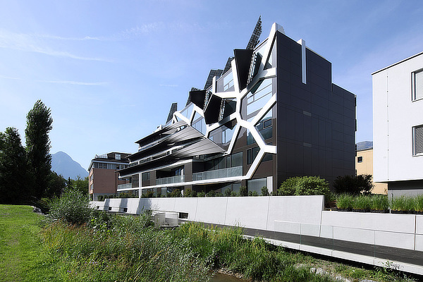 falkeis²architects, Marxer Haus, Active Energy Building, Bollinger + Grohmann, Vaduz, Liechtenstein