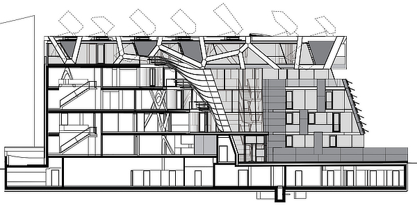 falkeis²architects, Marxer Haus, Active Energy Building, Bollinger + Grohmann, Vaduz, Liechtenstein