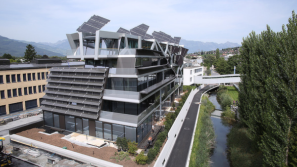 falkeis²architects, Marxer Haus, Active Energy Building, Bollinger + Grohmann, Vaduz, Liechtenstein