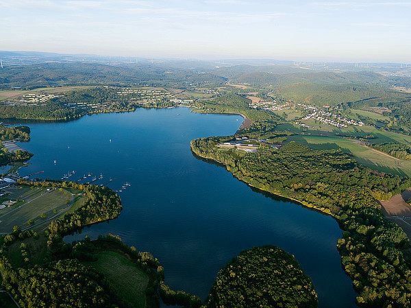 Graft architects, Seezeitlodge Hotel Bostalsee, Gonnesweiler, Saarland, Germany, Knippers Helbig, Ernst Partner Landschaftsarchitekten