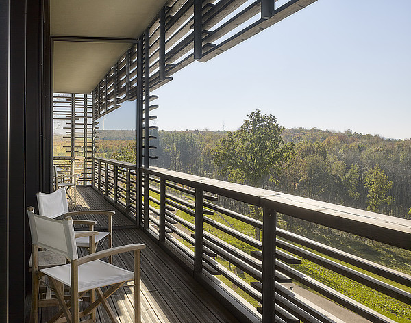 Graft architects, Seezeitlodge Hotel Bostalsee, Gonnesweiler, Saarland, Germany, Knippers Helbig, Ernst Partner Landschaftsarchitekten