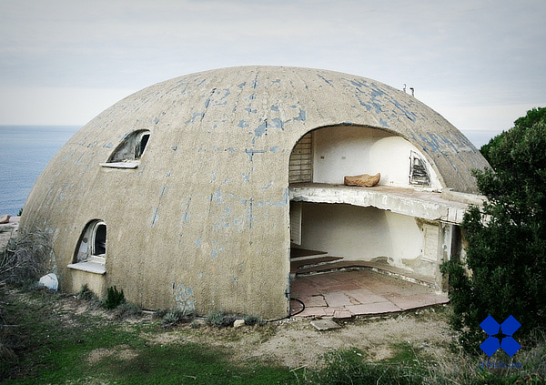 Dante N. Bini, La Cupola, Michelangelo Antonioni, Monica Vitti, Costa Paradiso, Sardegna, Italy