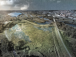 C.F. Møller, Orbicon, Storkeengen, Stork Meadow, Randers, Vorup, Denmark