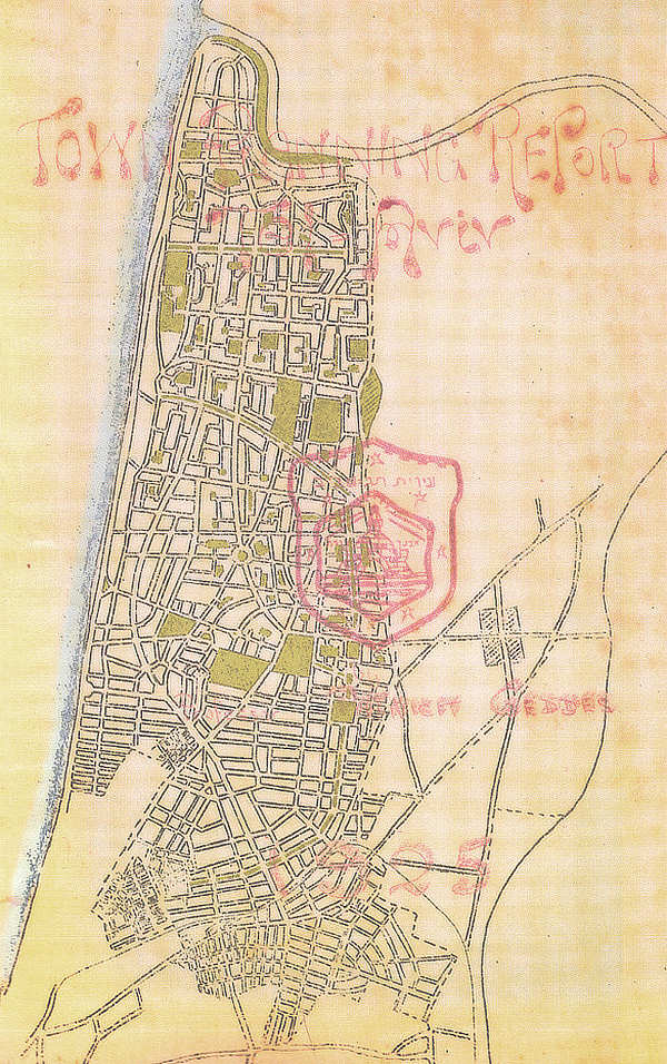 Tel Aviv, Israel, Jaffa, Patrick Geddes, masterplan