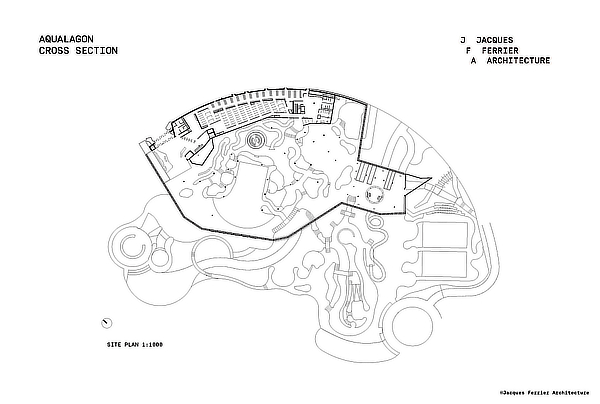 Jacques Ferrier, Aqualagon, Disneyland Paris, C&E Ingénierie, Interscene Thierry Huau, Marne-la-Vallée, France