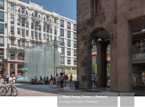 Apple Store, Piazza Liberty, Milano, Milan, Foster + Partners, Jonathan Ive, Angela Ahrendts